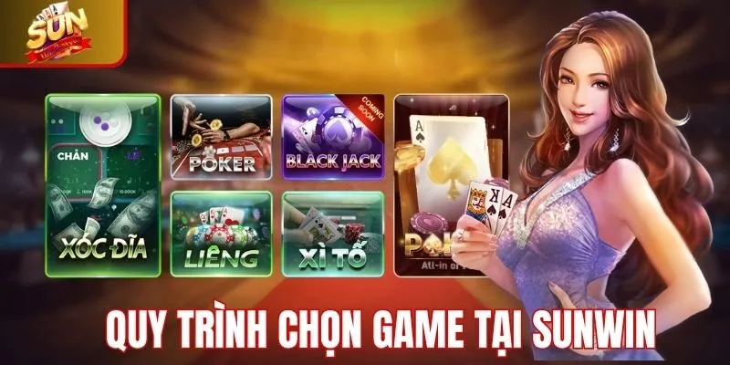 Hướng dẫn Sunwin về cách chọn game